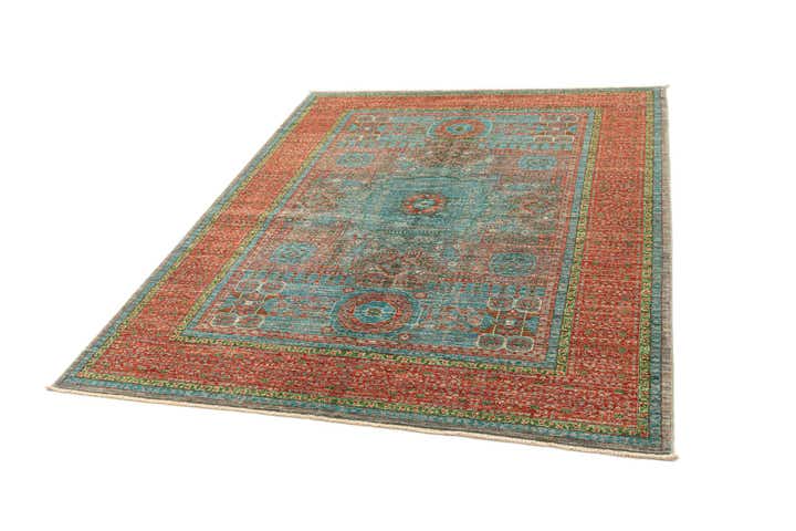 5' 10 x 7' 10 Hand Knotted Amina Rug
