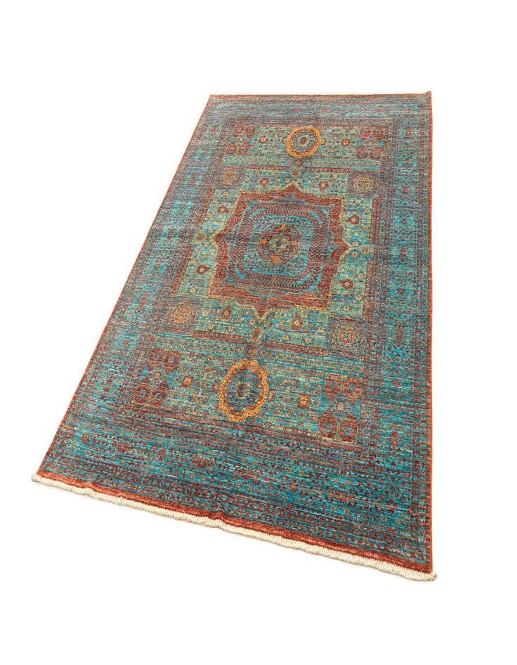 Detail image of 5' 10 x 8' Hand Knotted Amina Rug