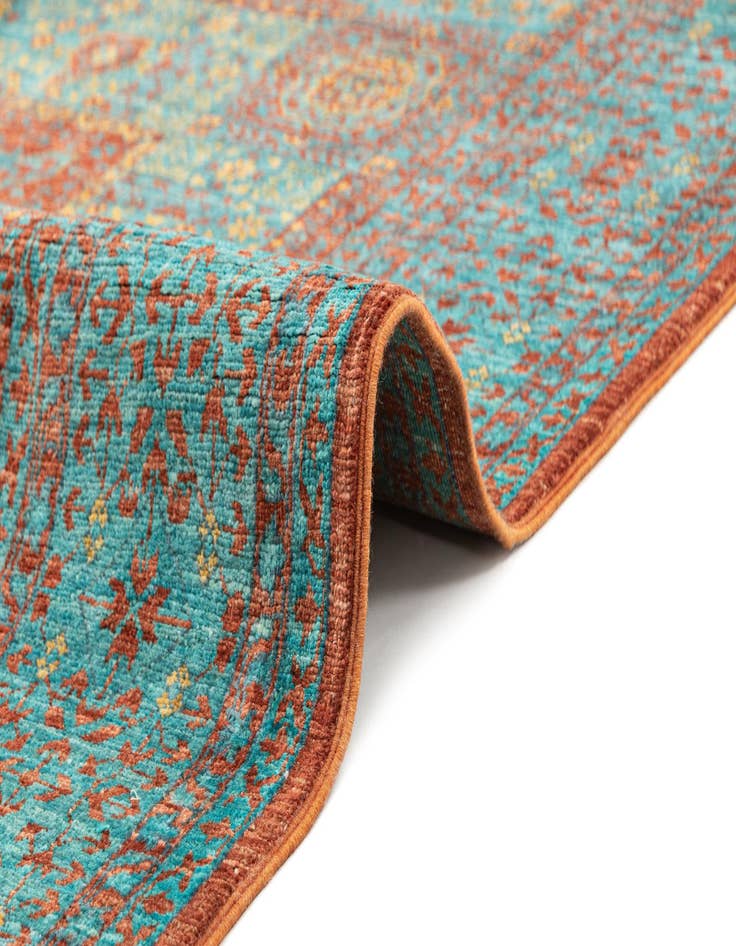 Detail image of 5' 10 x 8' Hand Knotted Amina Rug