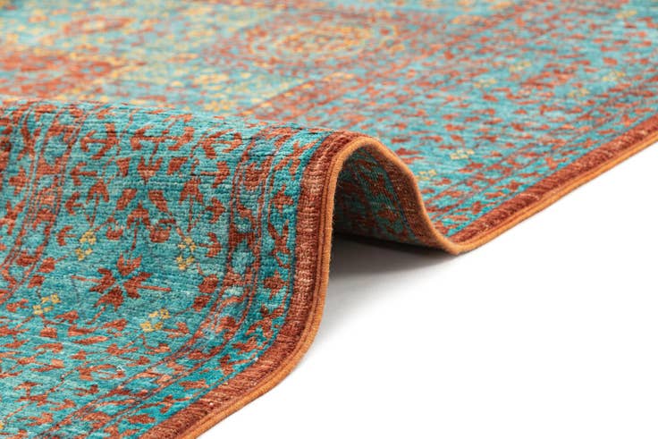 Detail image of 5' 10 x 8' Hand Knotted Amina Rug