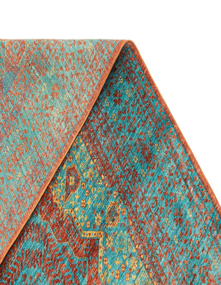 Detail image of 5' 10 x 8' Hand Knotted Amina Rug