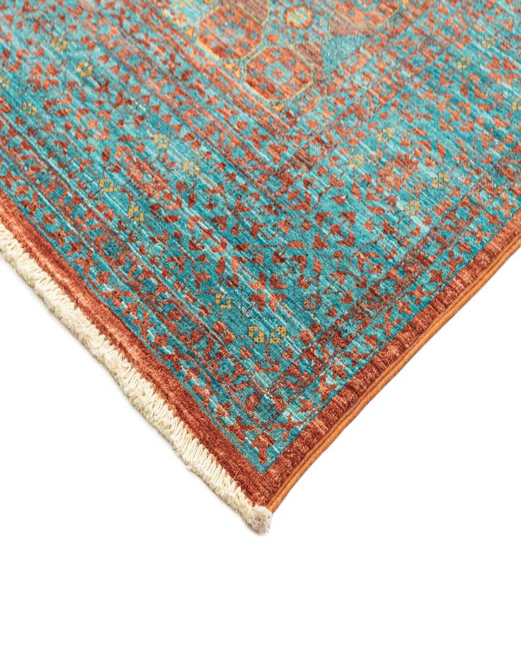 Detail image of 5' 10 x 8' Hand Knotted Amina Rug