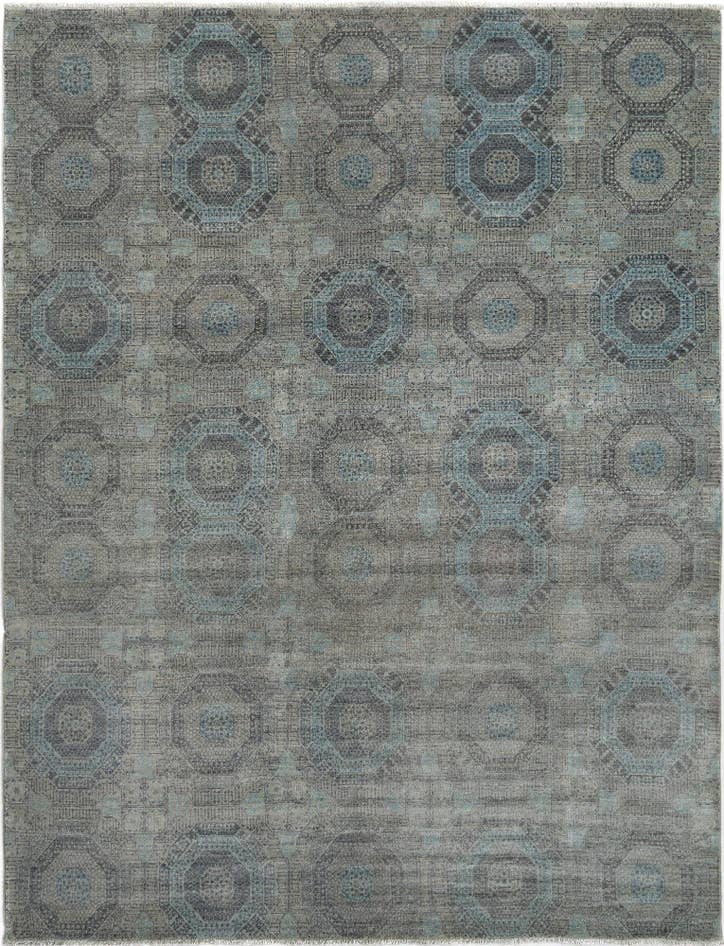 Detail image of 8' 11 x 11' 6 Hand Knotted Amina Rug