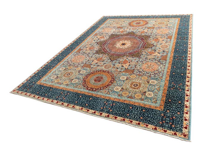 Detail image of 9' 8 x 13' 11 Hand Knotted Amina Rug