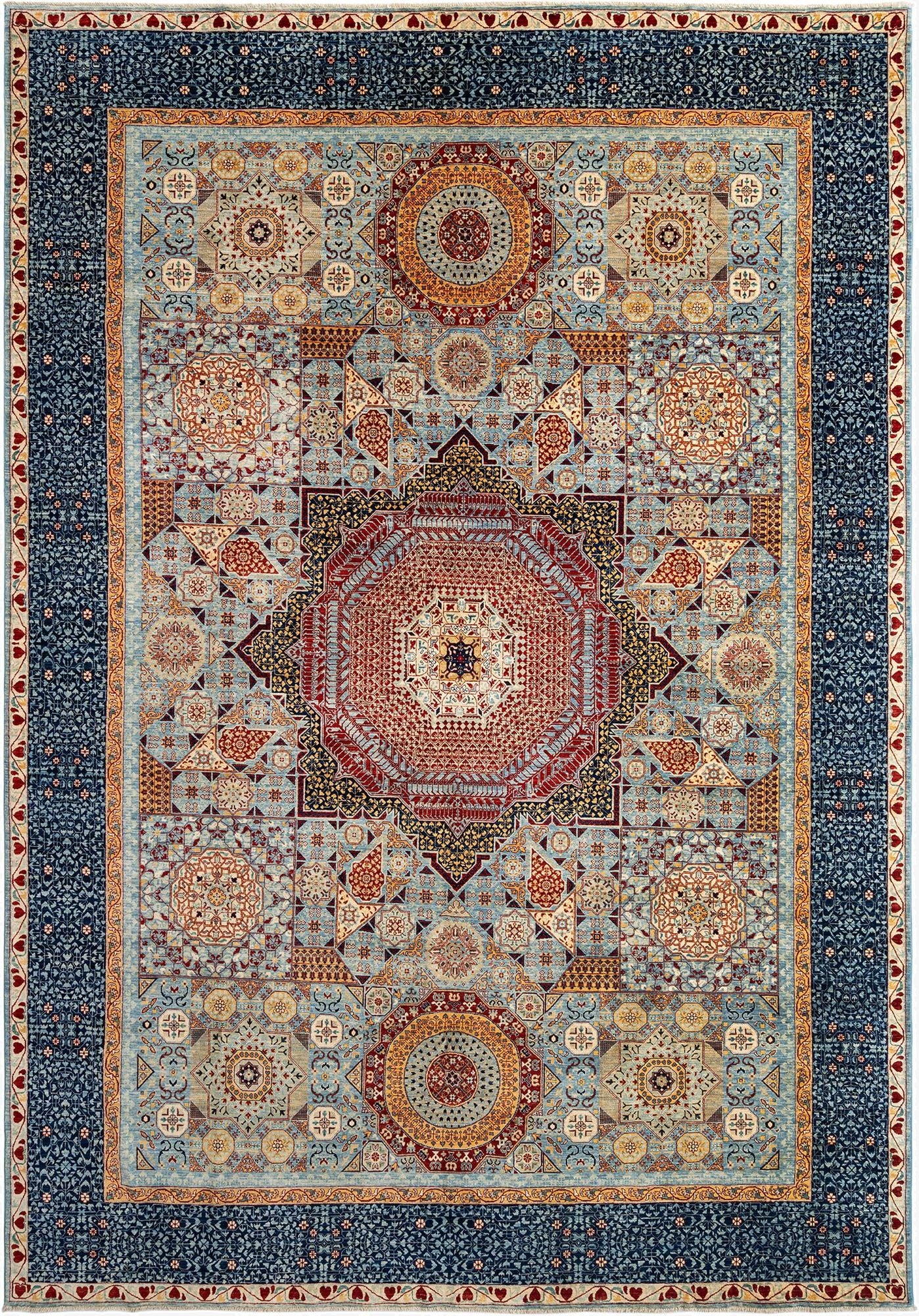 9' 8 x 13' 11 Hand Knotted Amina Rug