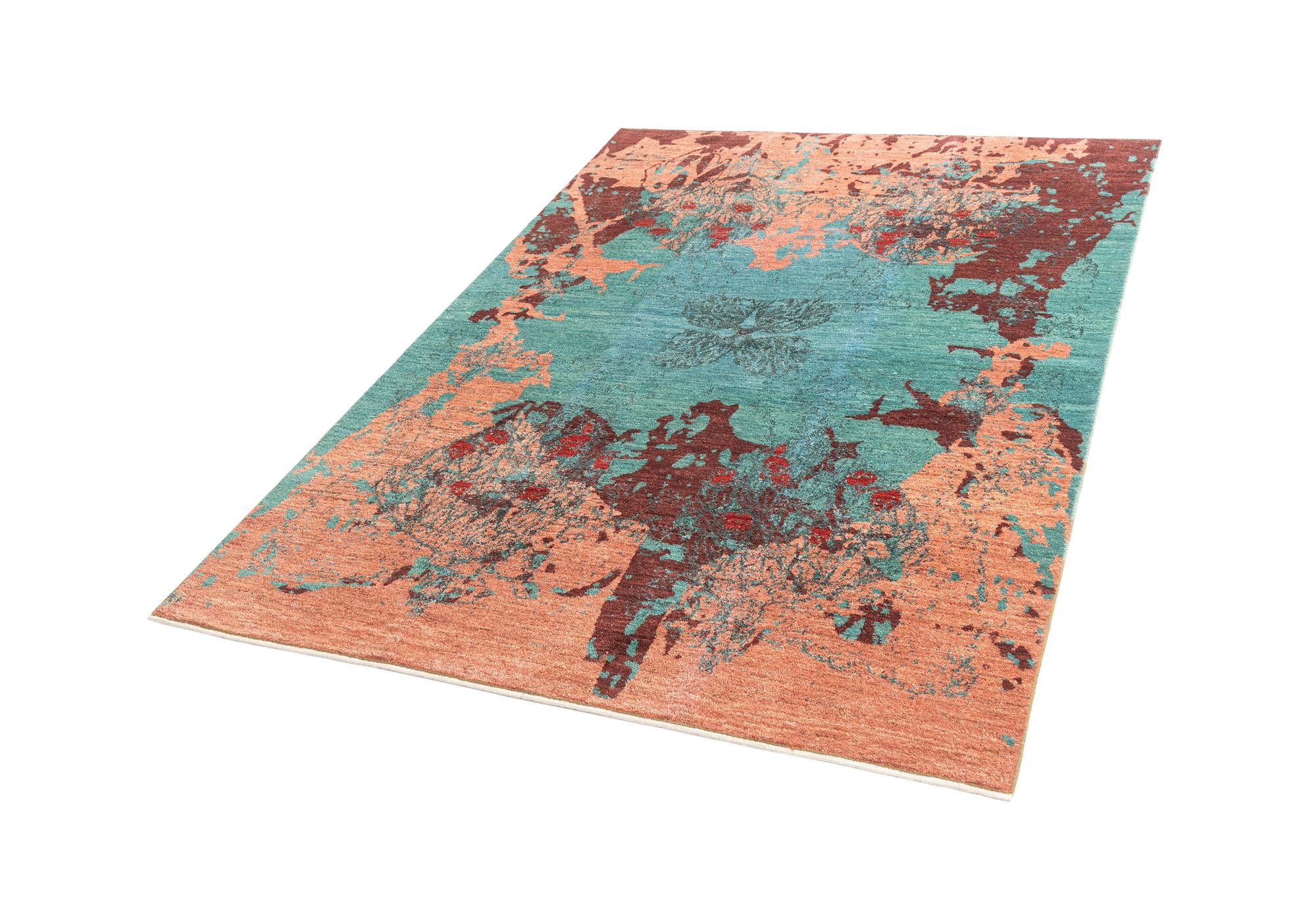 5' 6 x 7' 9 Hand Knotted Anar Rug