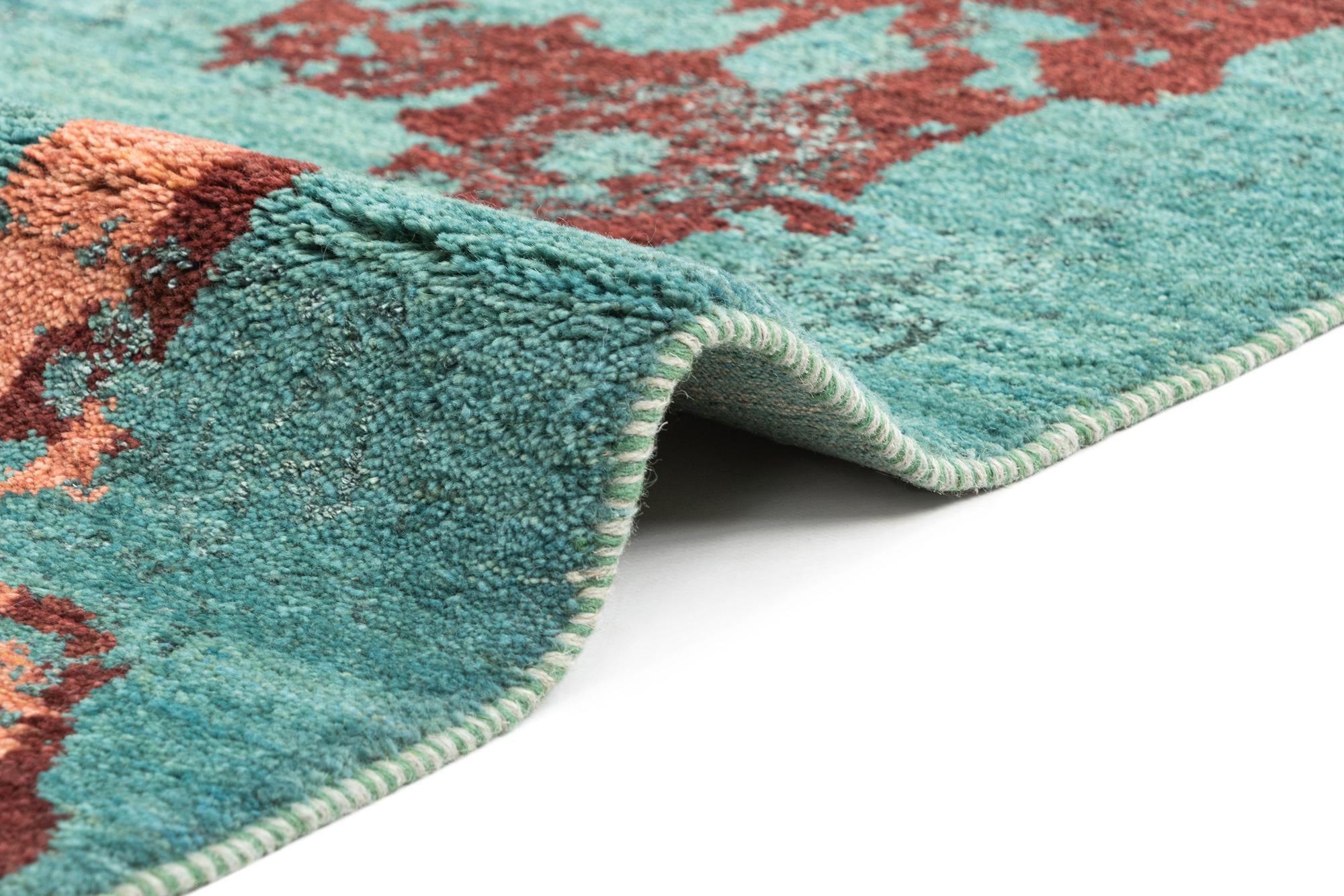 5' 6 x 7' 9 Hand Knotted Anar Rug