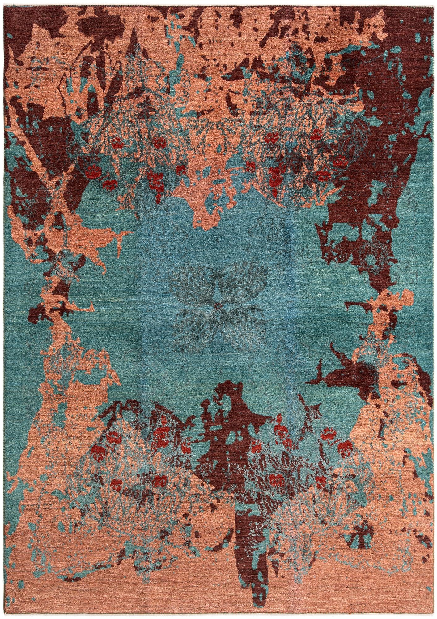 5' 6 x 7' 9 Hand Knotted Anar Rug