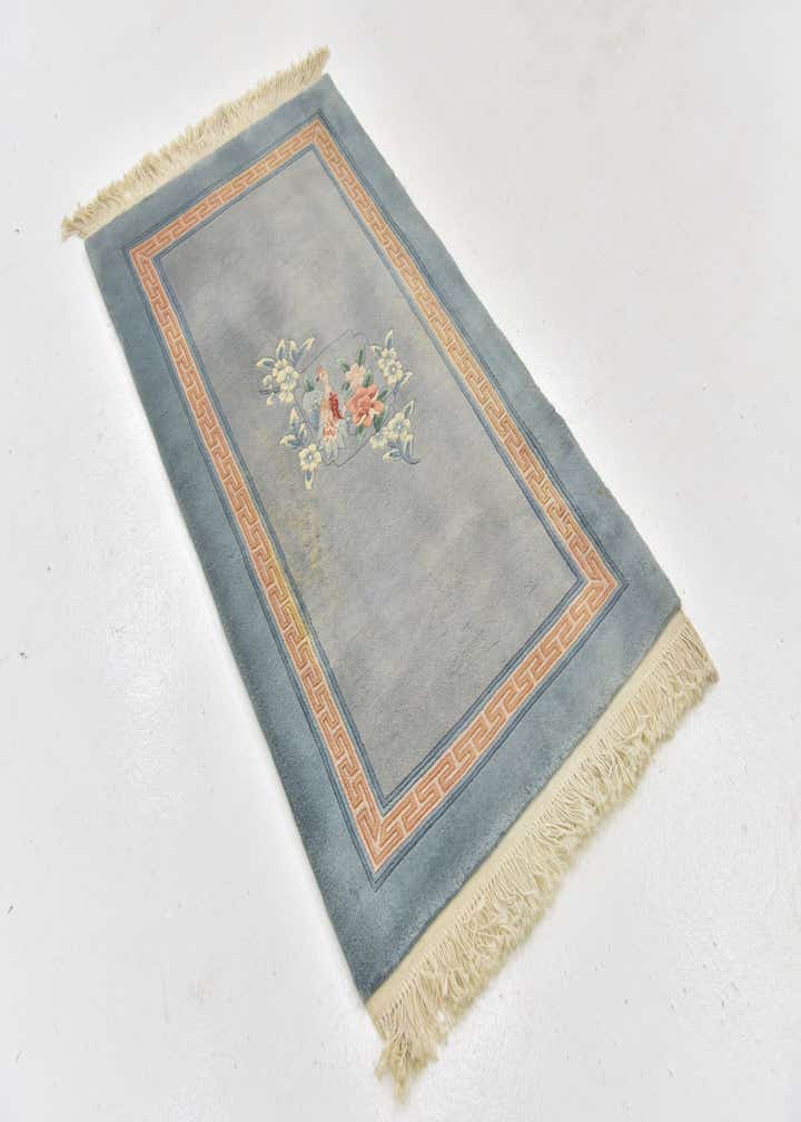 2' 7 x 4' 9 Hand Knotted Antique Finish Wool Rug