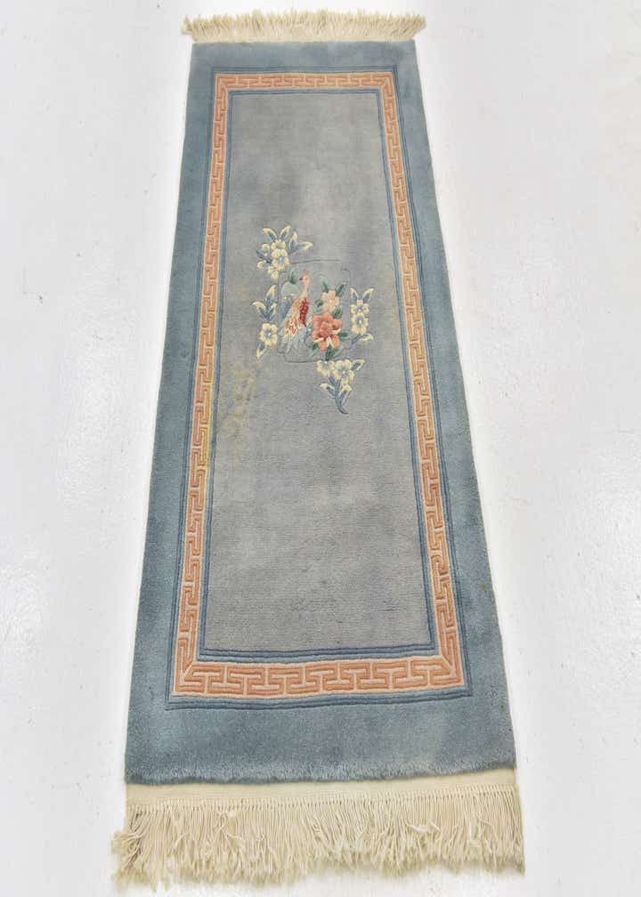 2' 7 x 4' 9 Hand Knotted Antique Finish Wool Rug