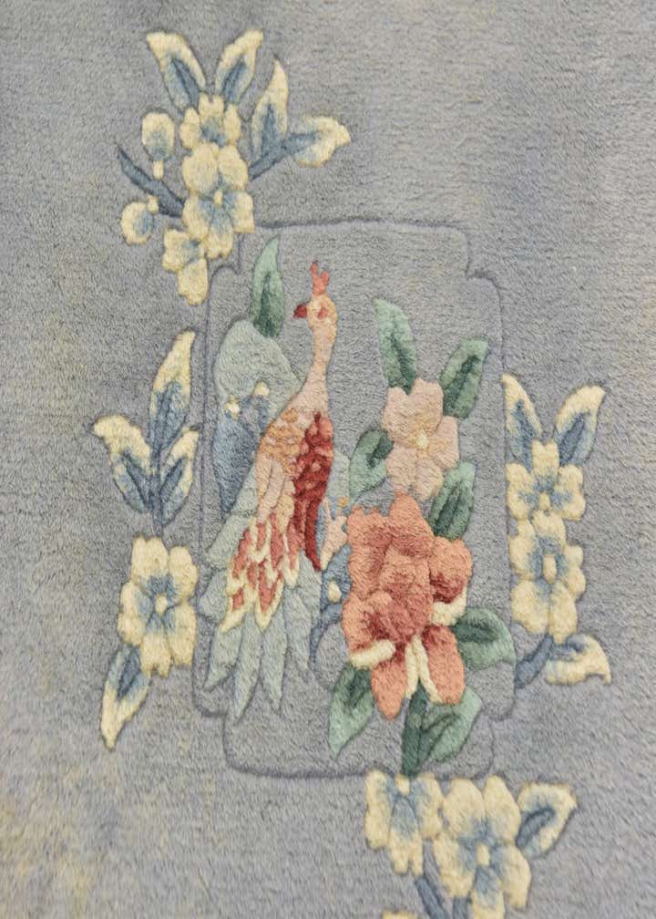 2' 7 x 4' 9 Hand Knotted Antique Finish Wool Rug