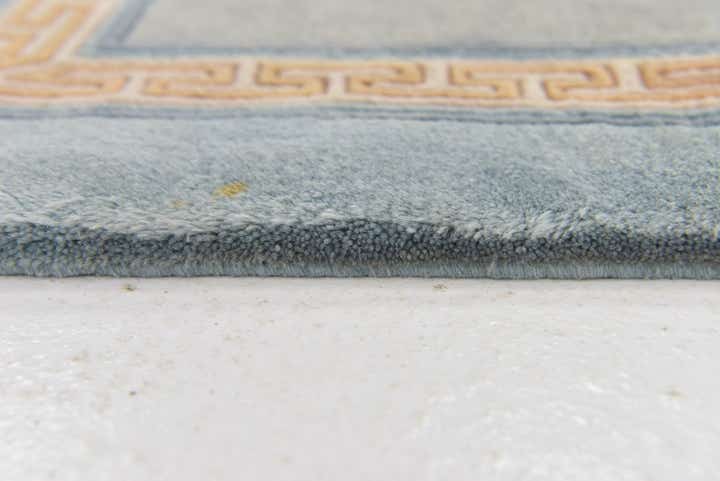 2' 7 x 4' 9 Hand Knotted Antique Finish Wool Rug