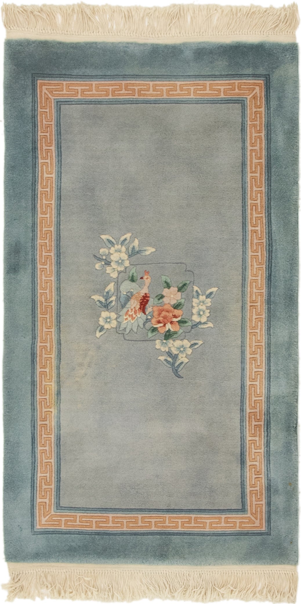 2' 7 x 4' 9 Hand Knotted Antique Finish Wool Rug