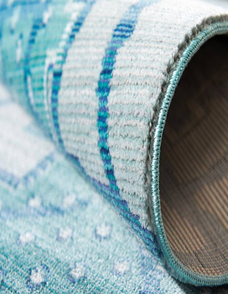 Detail image of 8' x 10' Aqua Rug