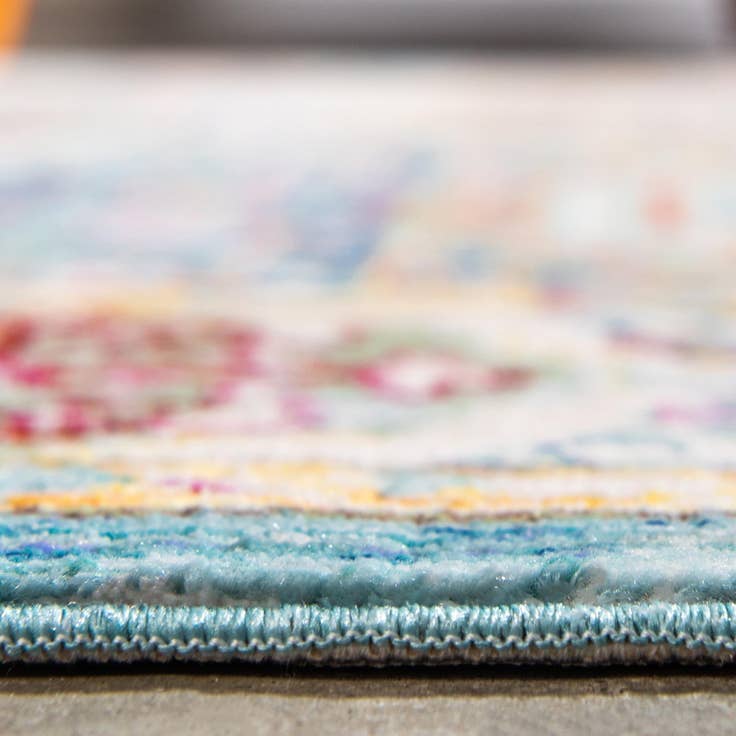 Detail image of 7' x 10' Aqua Rug