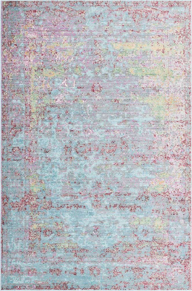 5' x 8' Aqua Rug