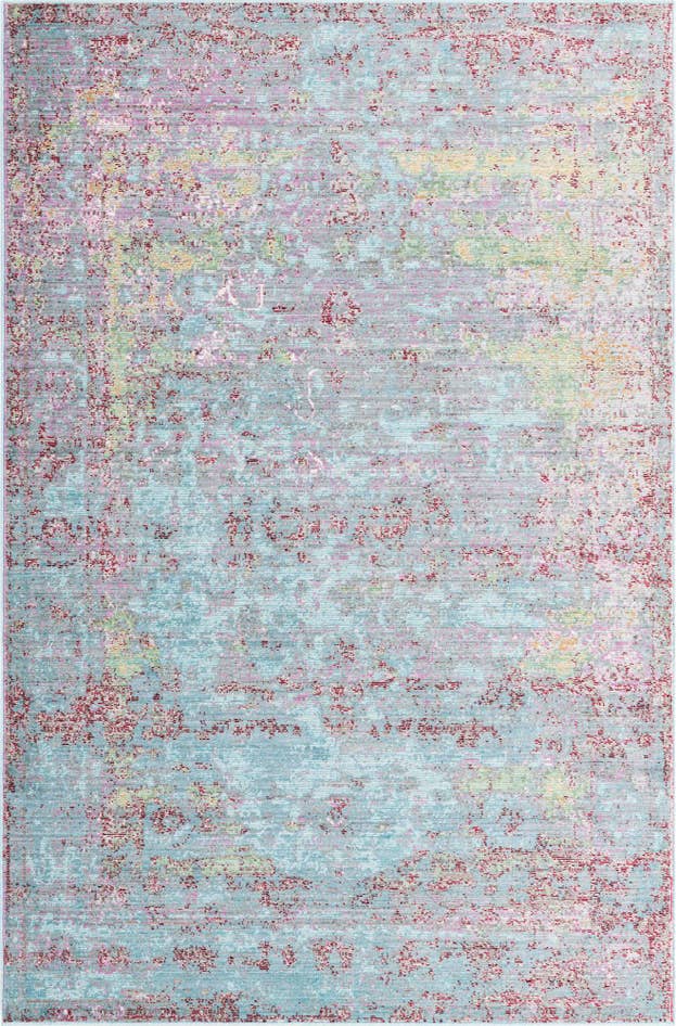 Detail image of 5' x 8' Aqua Rug