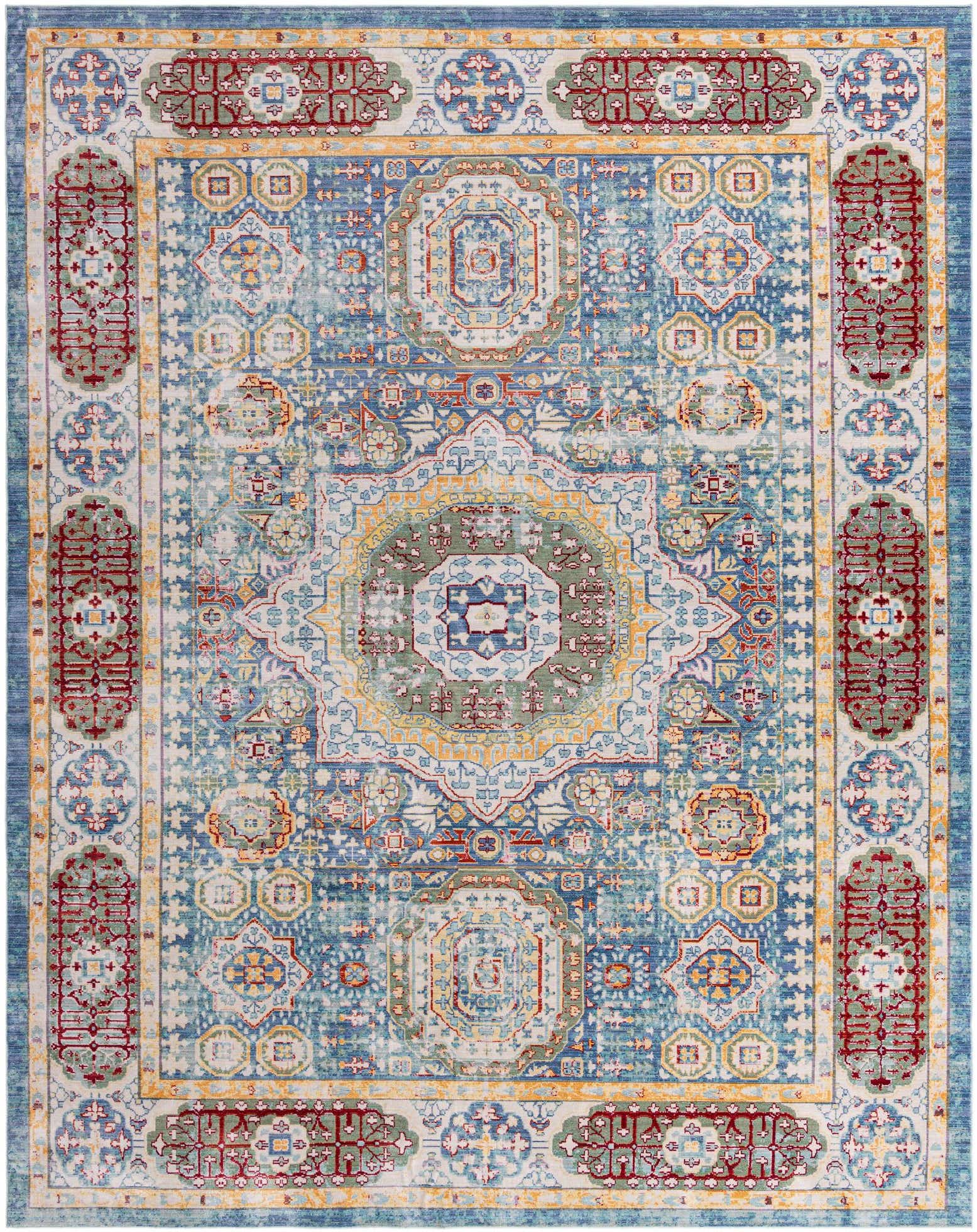 10' x 13' Aqua Rug
