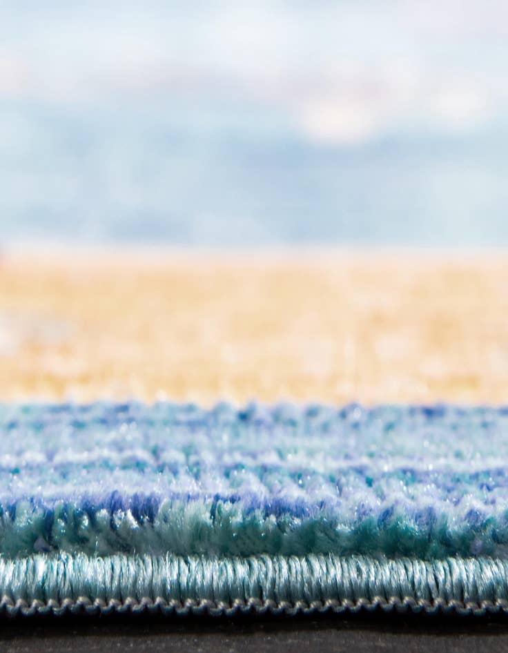 Detail image of 9' x 12' Aqua Rug