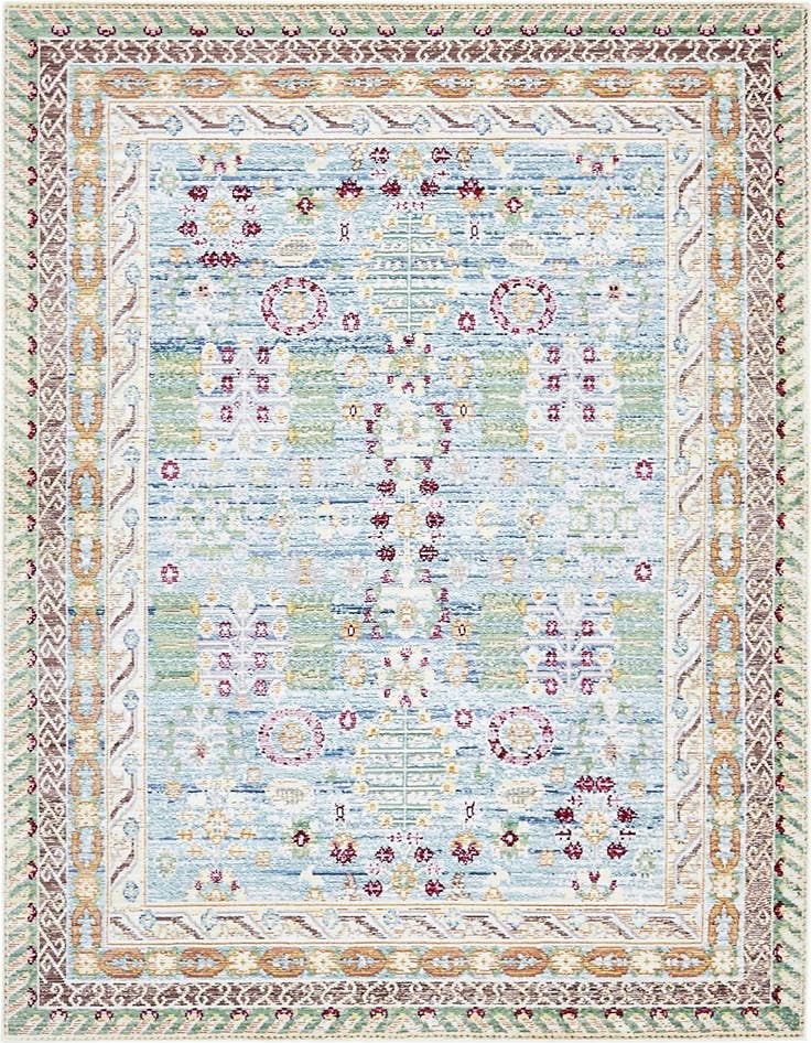 Detail image of 4' x 6' Aqua Rug