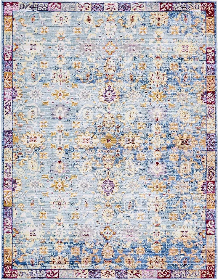 Detail image of 4' x 6' Aqua Rug