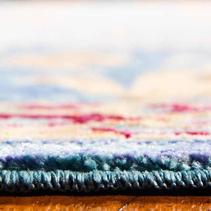 Detail image of 5' x 8' Aqua Rug
