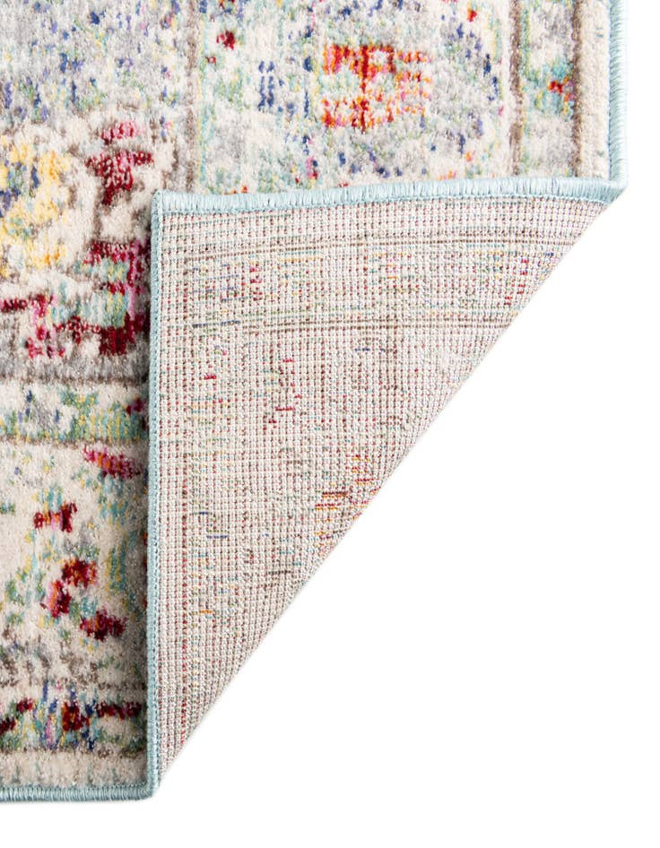 Detail image of 2' 7 x 5' 3 Aqua Rug