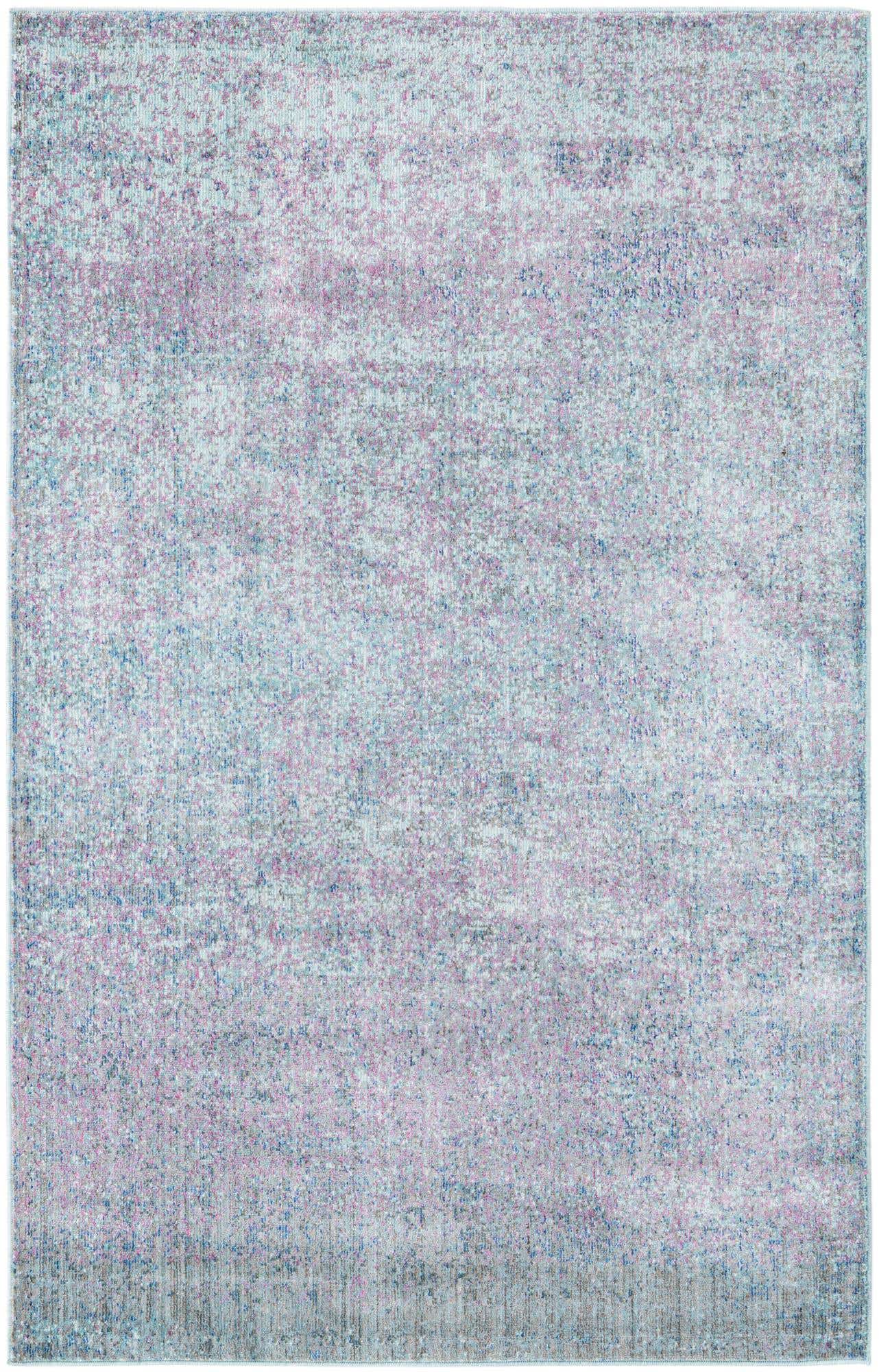 120cm x 185cm Azul aguamarina Alfombra