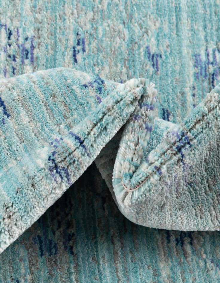 Detail image of 3' x 5' Aqua Rug