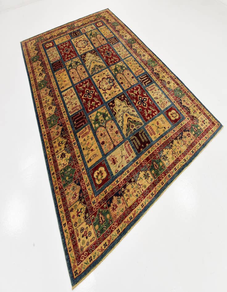 Detail image of 6' 10 x 9' 10 Hand Knotted Ariana Ziegler Rug