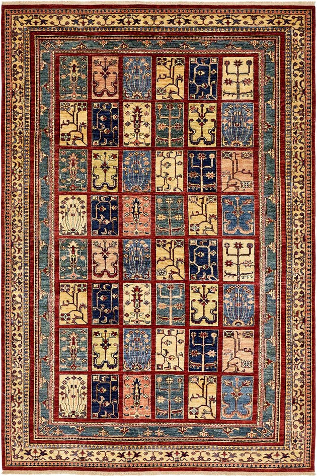 Detail image of 6' 6 x 10' Hand Knotted Ariana Ziegler Rug