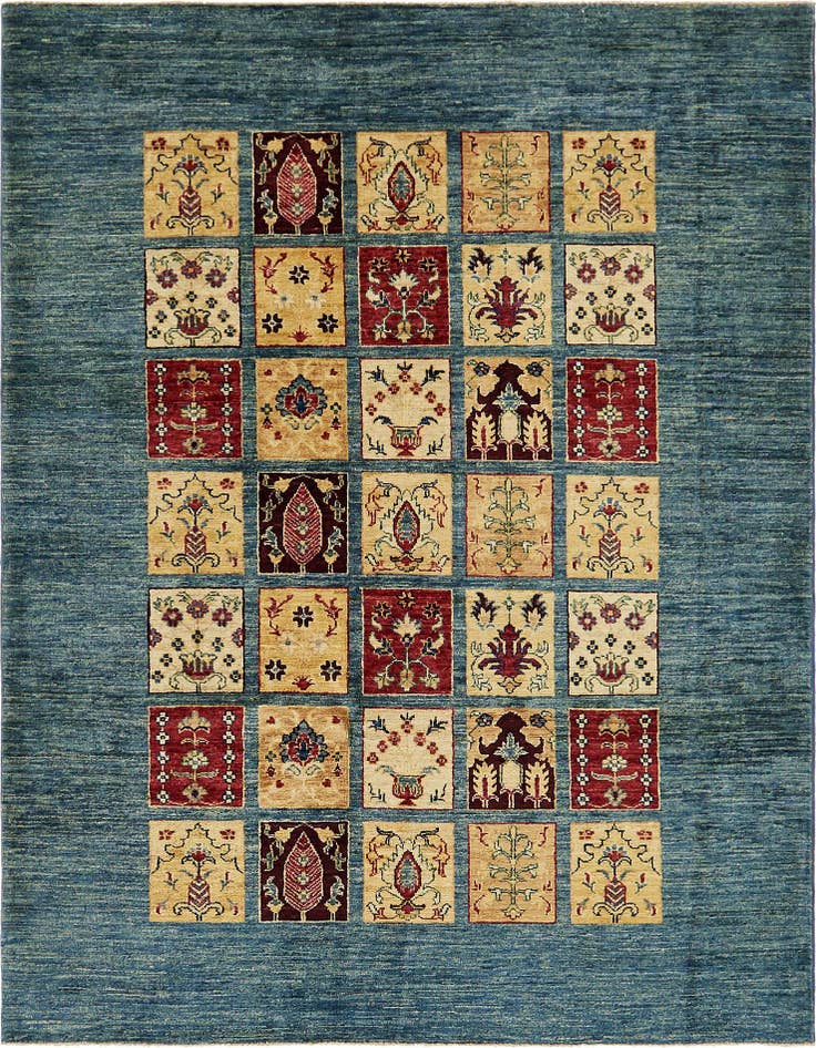 Detail image of 4' 10 x 6' 8 Hand Knotted Ariana Ziegler Rug