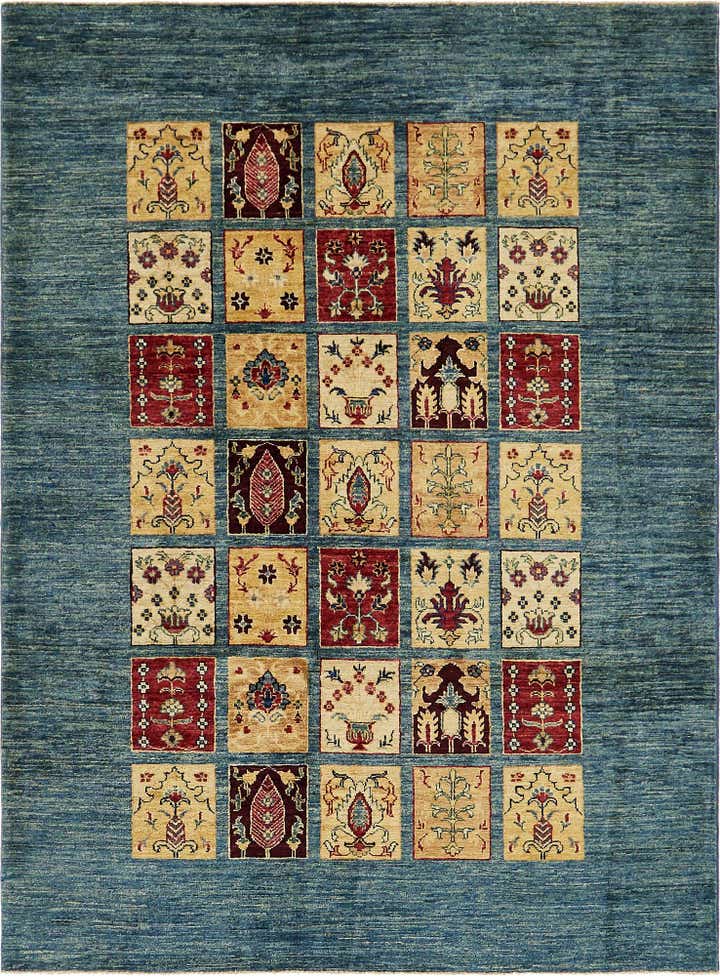 4' 10 x 6' 8 Hand Knotted Ariana Ziegler Rug