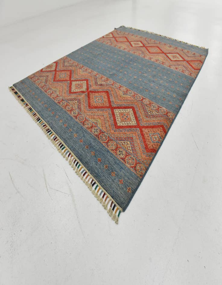 Detail image of 5' 9 x 7' 7  Hand Knotted Ariana Ziegler Rug