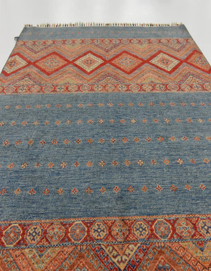 Detail image of 5' 9 x 7' 7  Hand Knotted Ariana Ziegler Rug