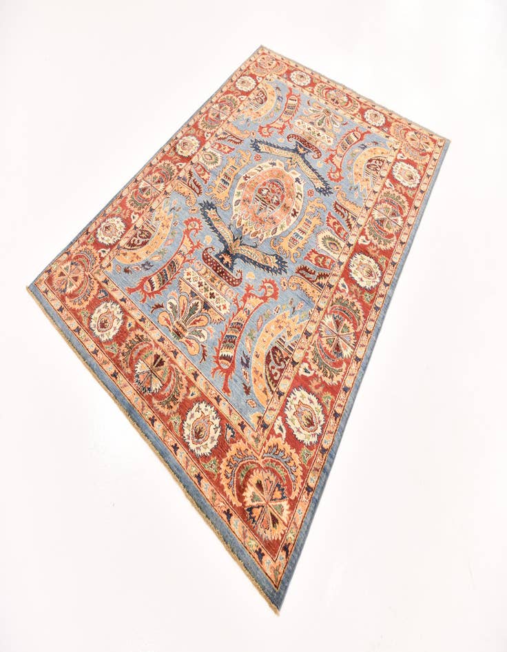 Detail image of 5' 7 x 7' 9  Hand Knotted Ariana Ziegler Rug