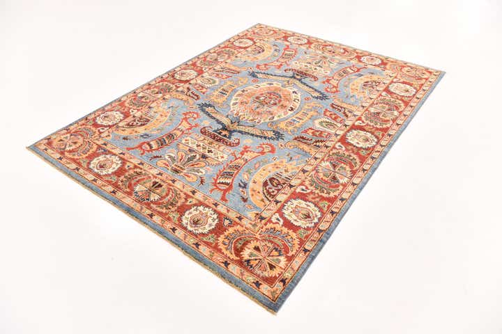 5' 7 x 7' 9 Hand Knotted Ariana Ziegler Rug