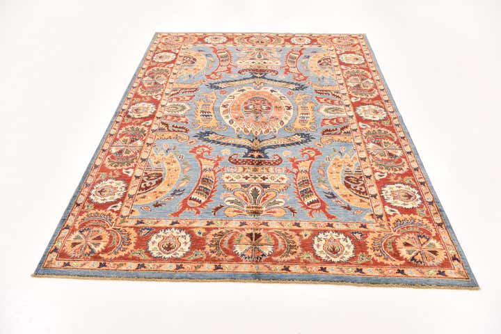 5' 7 x 7' 9 Hand Knotted Ariana Ziegler Rug