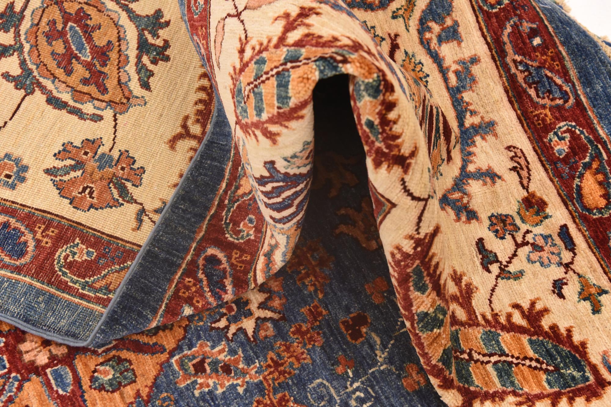 6' 9 x 9' 11 Hand Knotted Ariana Ziegler Rug
