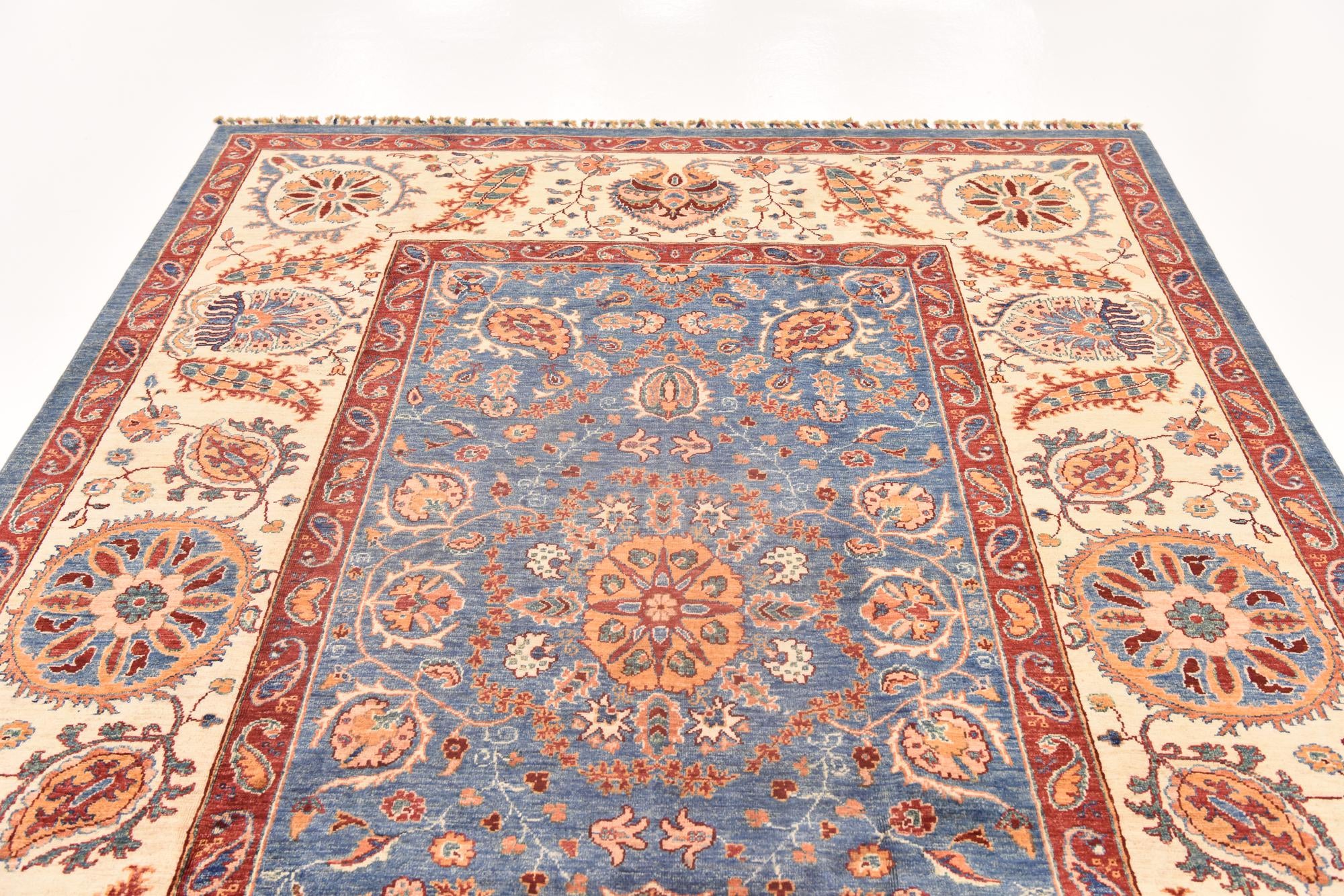 6' 9 x 9' 11 Hand Knotted Ariana Ziegler Rug