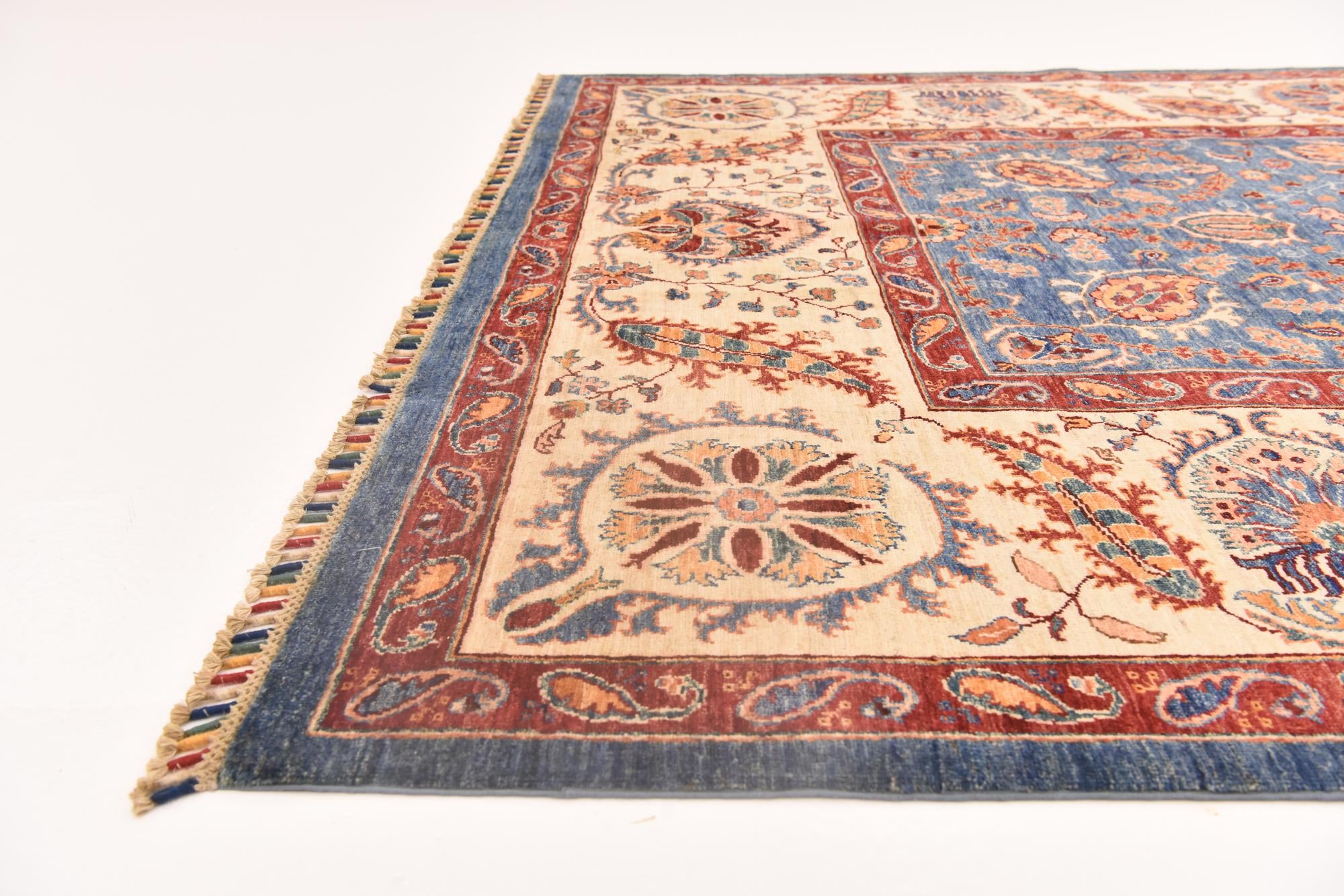 6' 9 x 9' 11 Hand Knotted Ariana Ziegler Rug