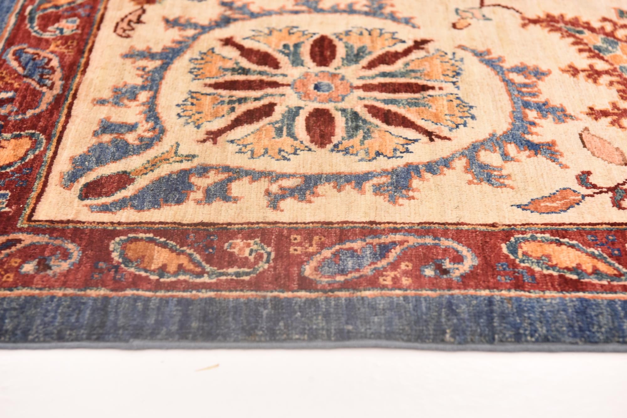 6' 9 x 9' 11 Hand Knotted Ariana Ziegler Rug