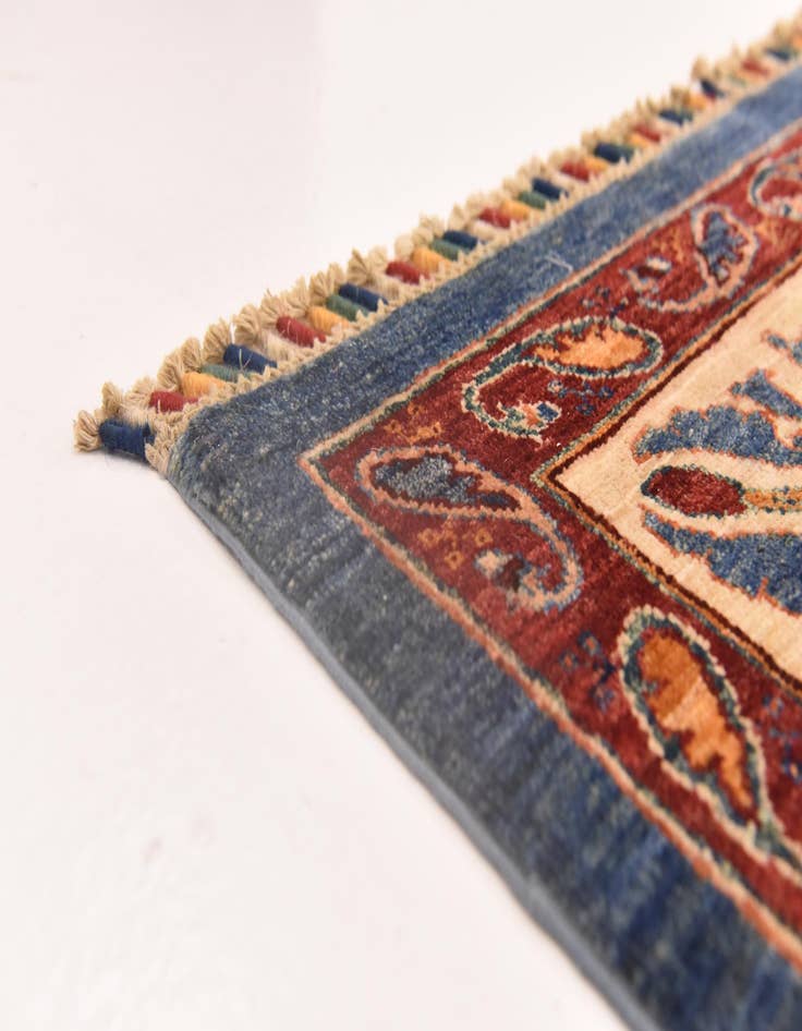 Detail image of 6' 9 x 9' 11  Hand Knotted Ariana Ziegler Rug