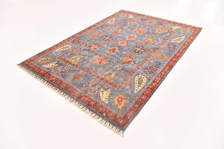 5' 8 x 8' 1 Hand Knotted Ariana Ziegler Rug