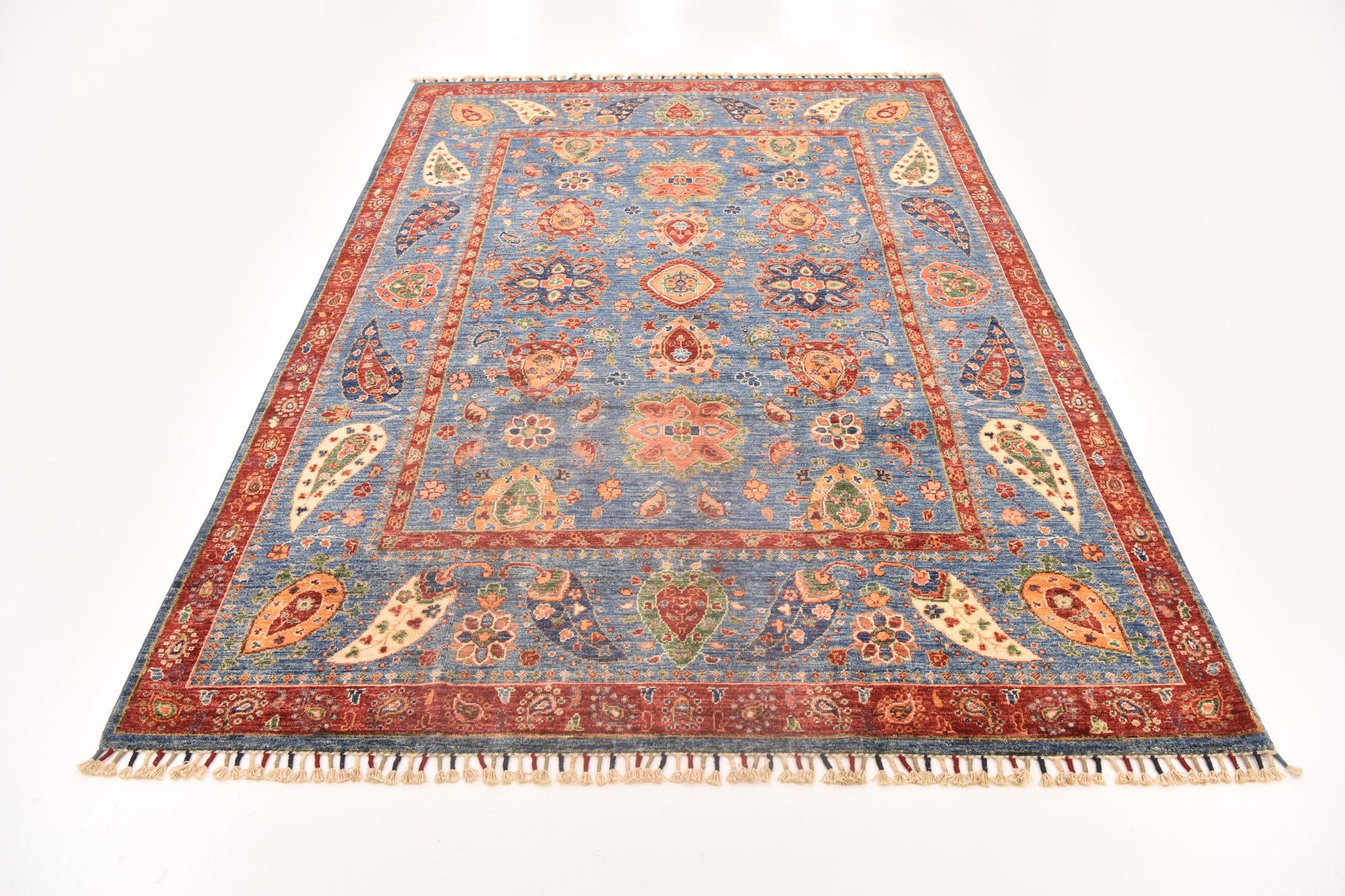 5' 8 x 8' 1 Hand Knotted Ariana Ziegler Rug
