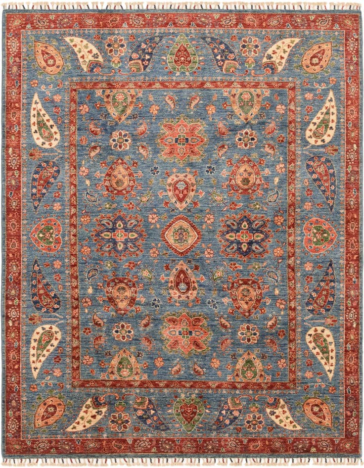 Detail image of 5' 8 x 8' 1 Hand Knotted Ariana Ziegler Rug
