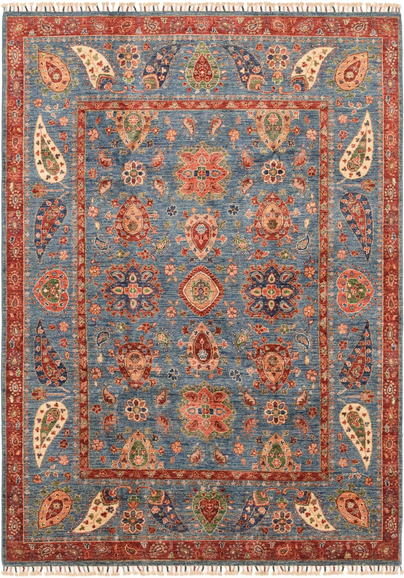 5' 8 x 8' 1 Hand Knotted Ariana Ziegler Rug