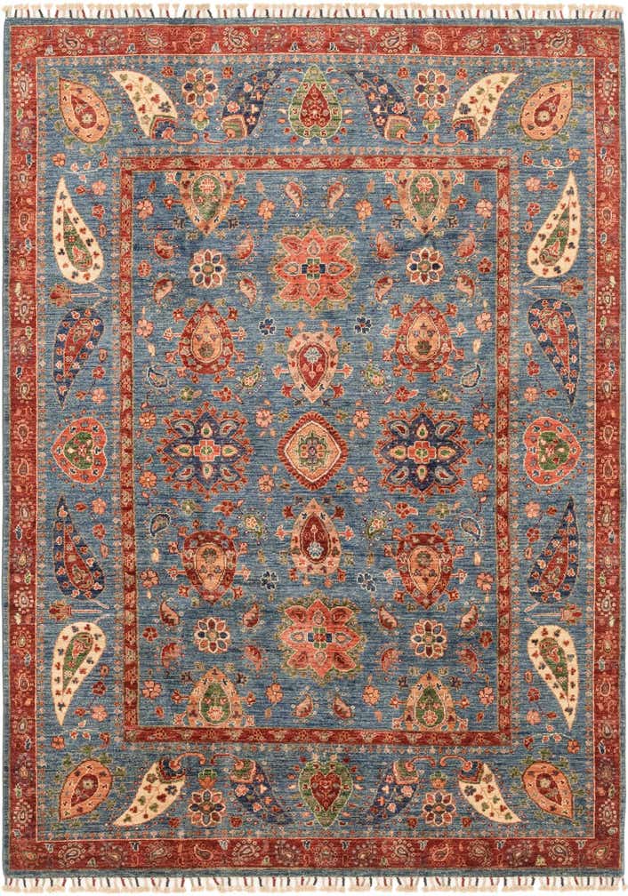 5' 8 x 8' 1 Hand Knotted Ariana Ziegler Rug