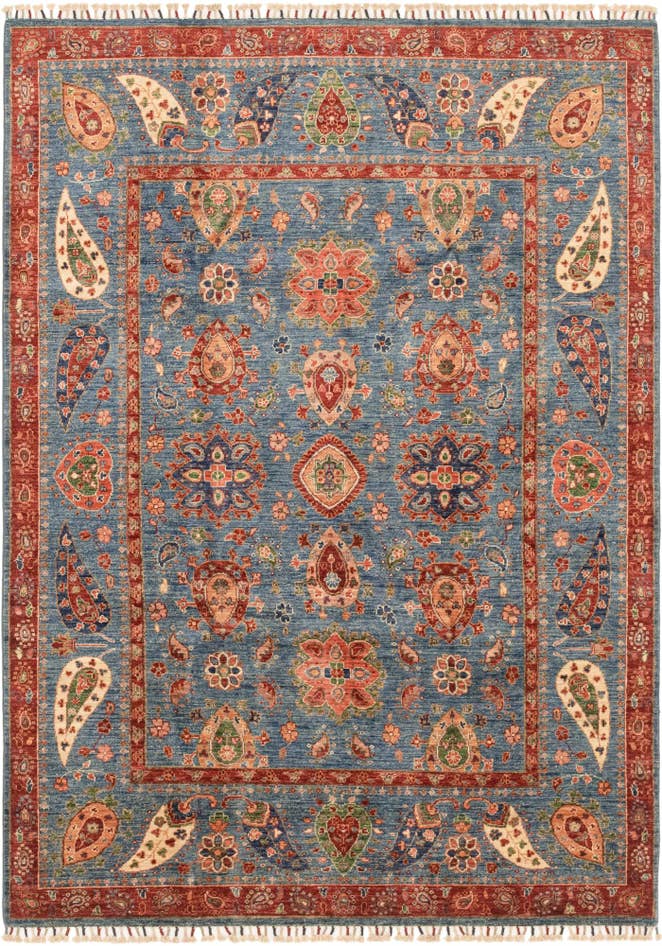 Detail image of 5' 8 x 8' 1 Hand Knotted Ariana Ziegler Rug