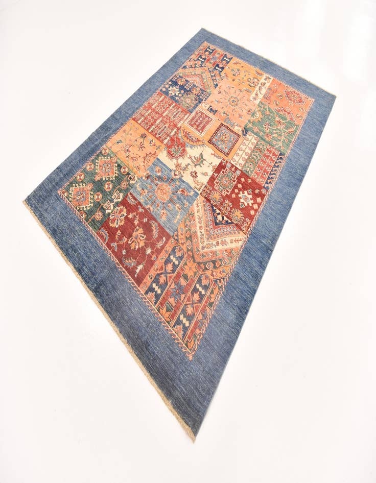 Detail image of 5' 7 x 8'  Hand Knotted Ariana Ziegler Rug